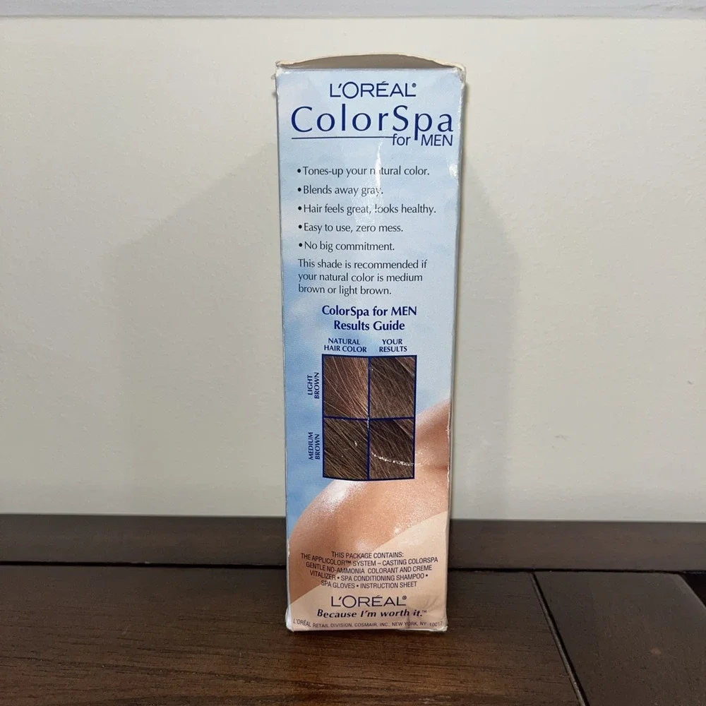 Vintage Loreal Paris Casting Creme Colorspa For Men 50 Medium Brown HTF